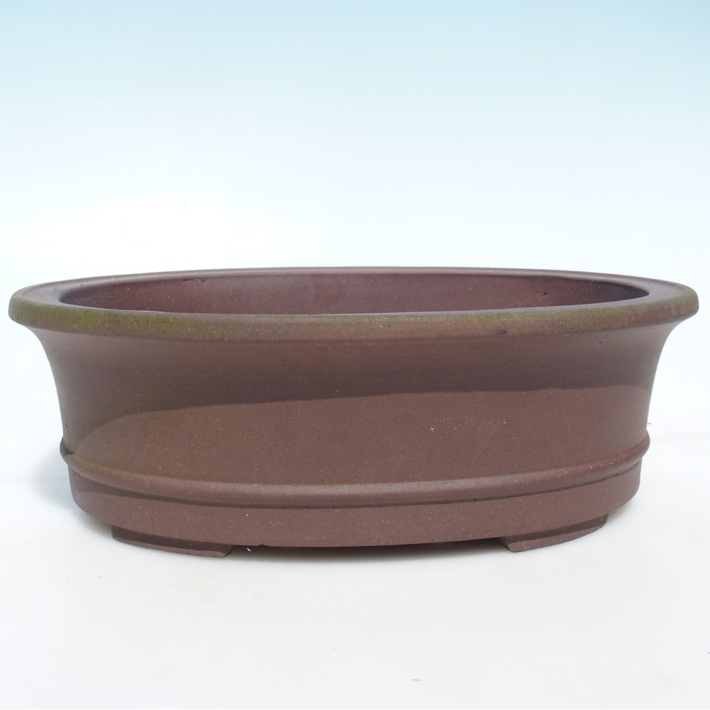 Bonsai bowl 32 x 25 x 10 cm - brown