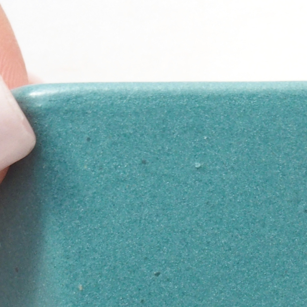 Ceramic bonsai bowl 5,5 x 5,5 x 2,5 cm, color blue