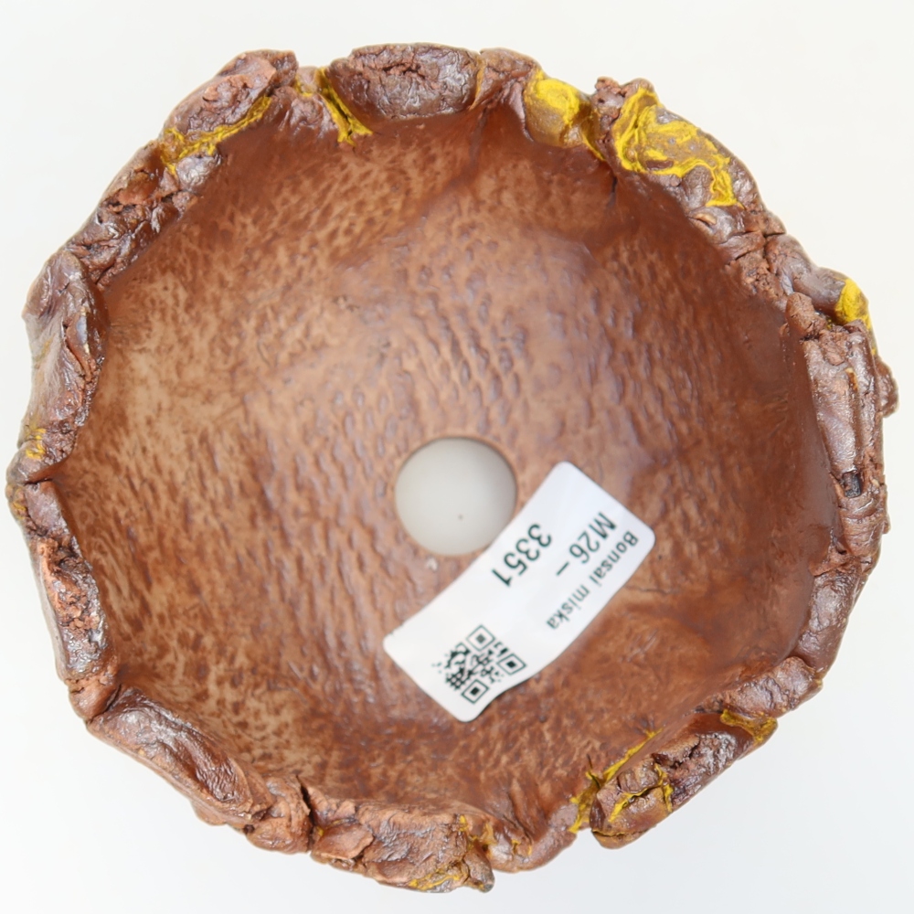 Ceramic Shell  10 x 10 x 8 cm, yellow