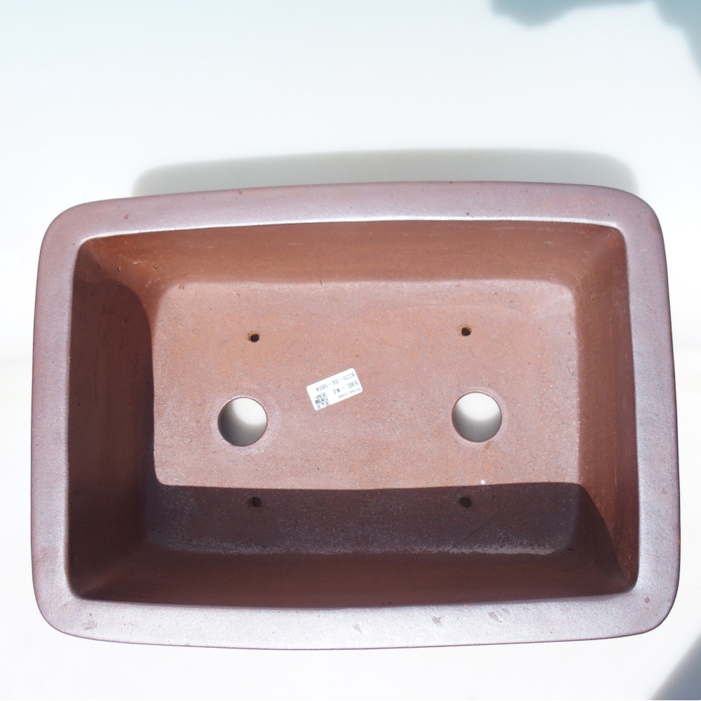 Bowl 42 x 30 x 15 cm brown - PERSONAL COLLECTION OR PALLET TRANSPORT ONLY