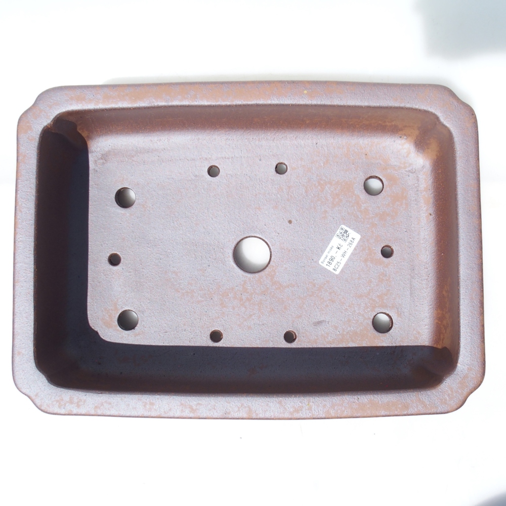 Bowl 36 x 26 x 10,5 cm brown - PERSONAL COLLECTION OR PALLET TRANSPORT ONLY