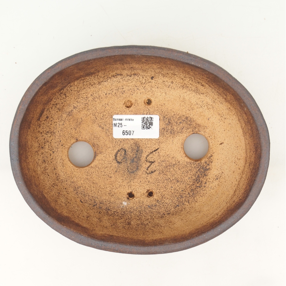 Bonsai bowl 20 x 16 x 6,5 cm , colour brown