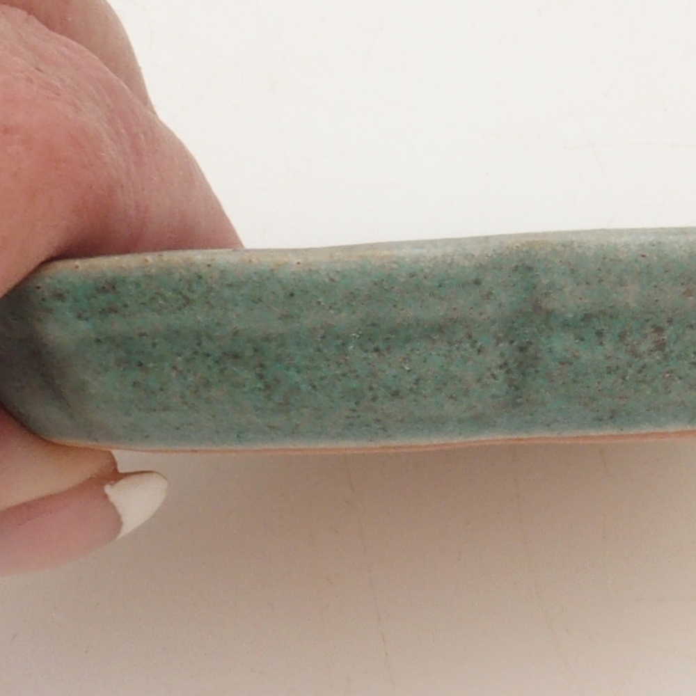 Ceramic bowl H95 - 8 x 8 x 1 cm - green