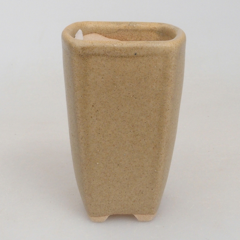 Mini bonsai bowl 3,5 x 3 x 5 cm, color brown