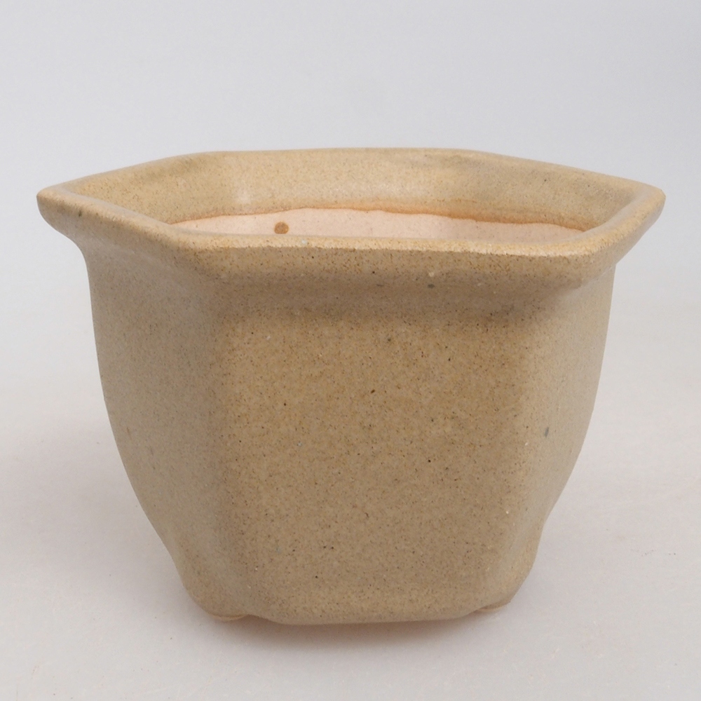 Mini bonsai bowl 7 x 7 x 5 cm, color brown