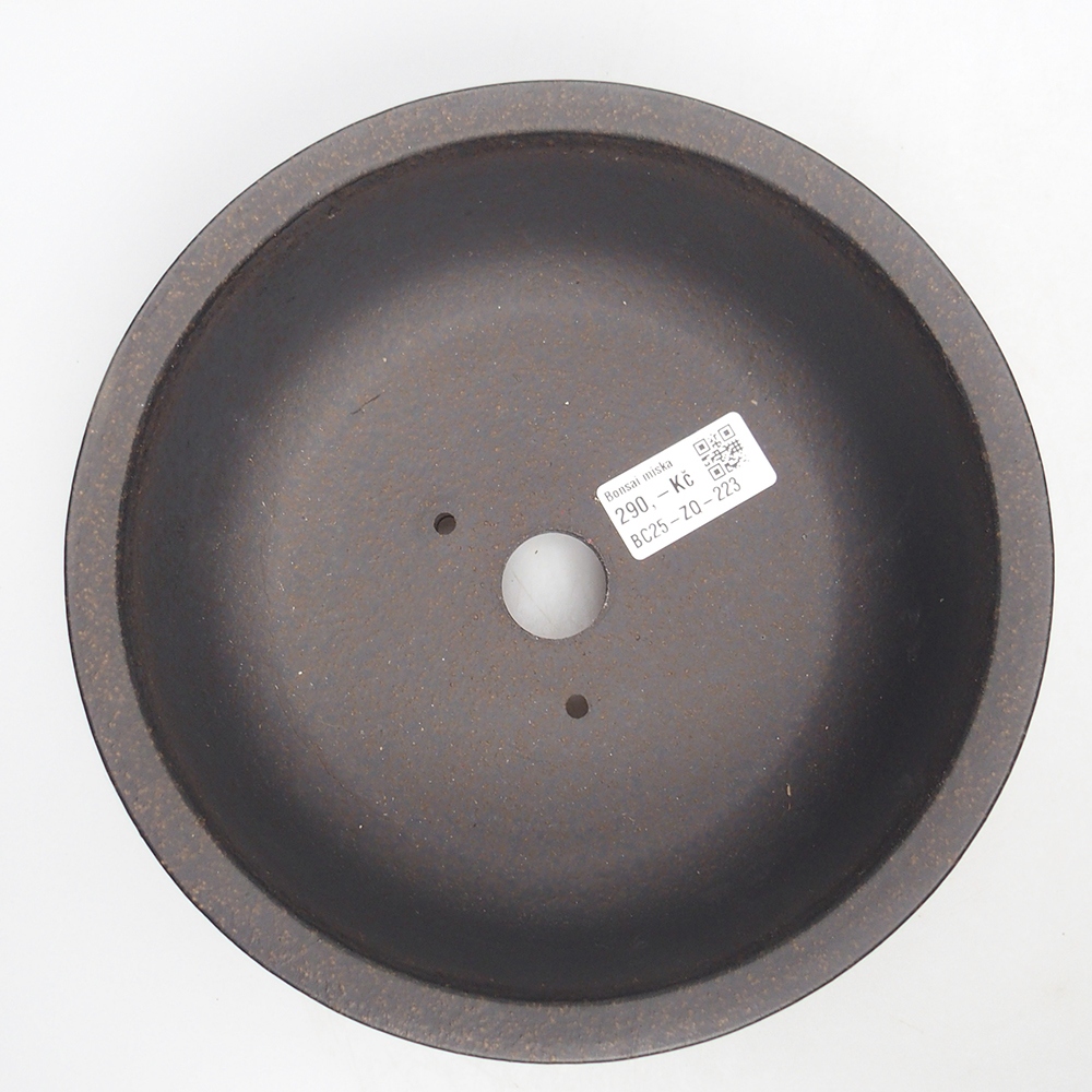 Bowl 20 x 20 x 9 cm brown ochre