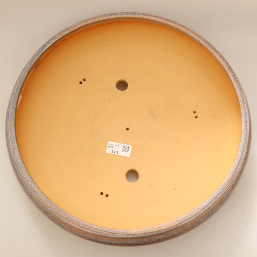 Ceramic bonsai pot, 36.5 x 36.5 x 9 cm, blue – PICKUP ONLY or pallet shipping