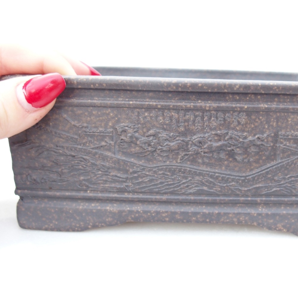 Bowl 16 x 11,5 x 6,5 cm brown