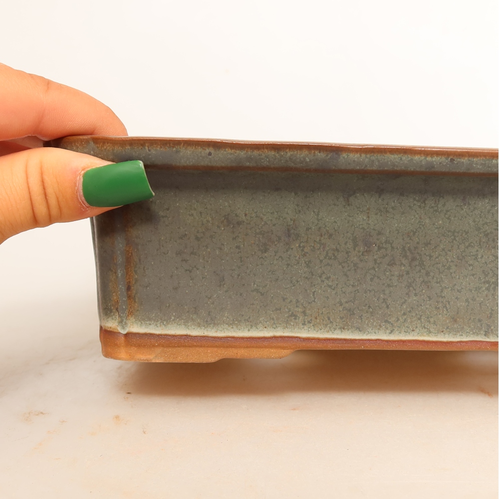 Ceramic Bowl, 20 x 15.5 x 5.5 cm, brown