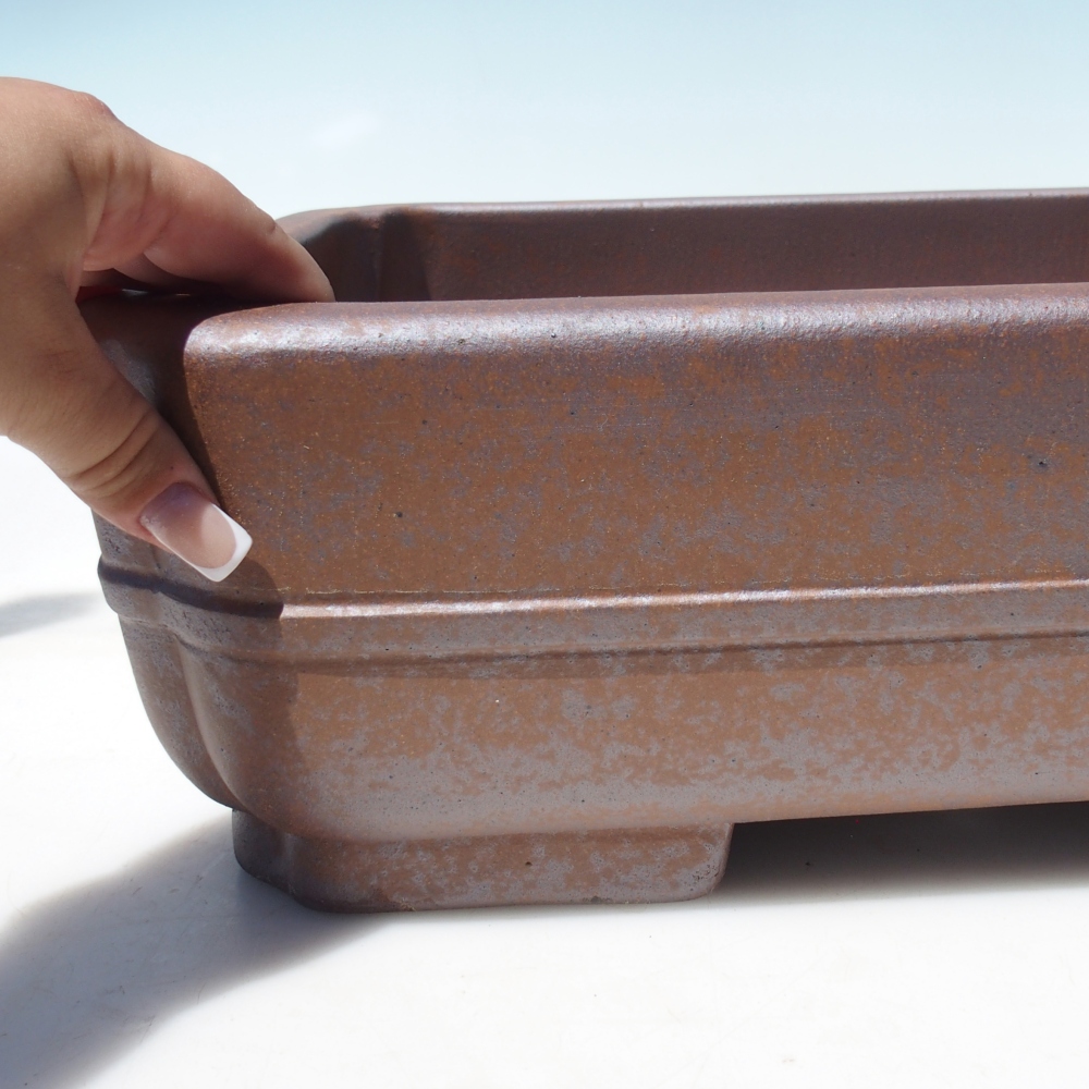 Bowl 46 x 37,5 x 13,5 cm brown - PERSONAL COLLECTION OR PALLET TRANSPORT ONLY