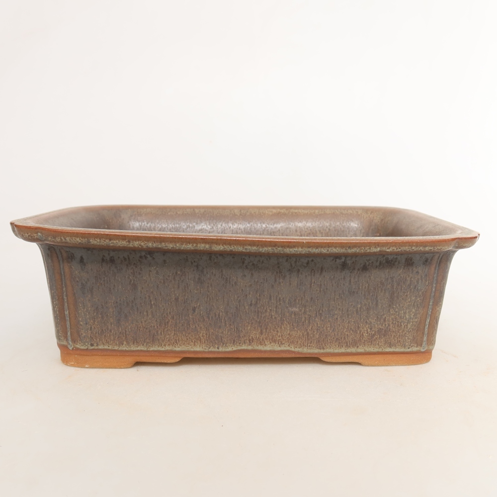 Ceramic Bowl, 20 x 15.5 x 5.5 cm, brown