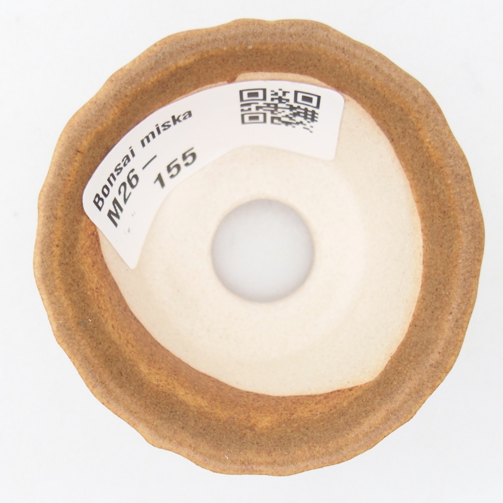 Mini bonsai bowl 5,5 x 5,5 x 3 cm, brown