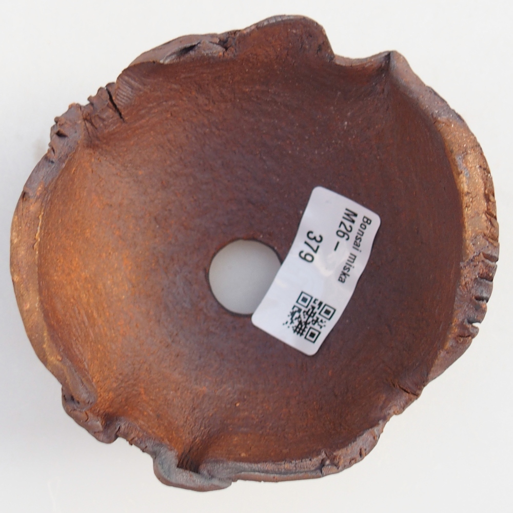 Ceramic Shell 10 x 9,5 x 7 cm , colour brown