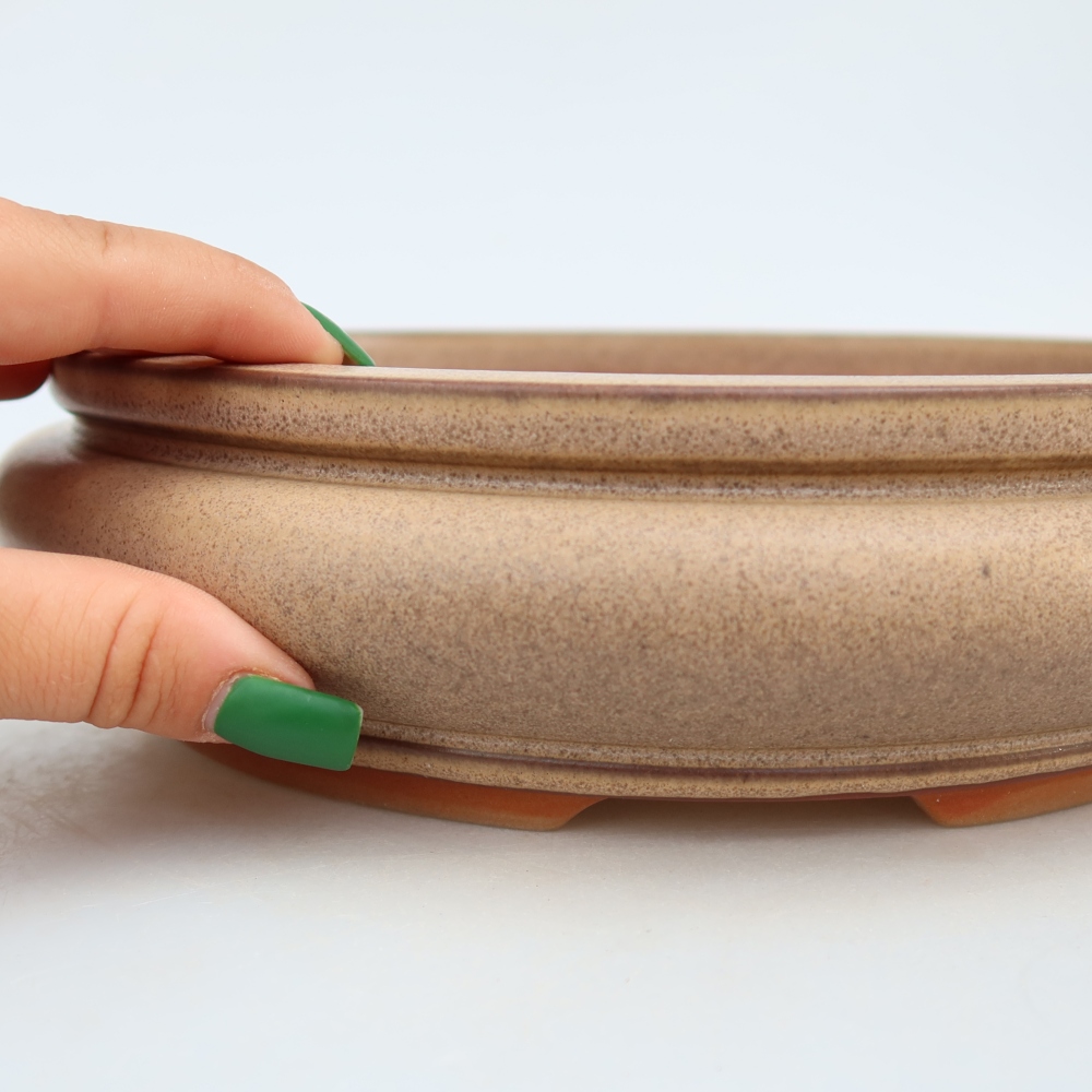 Ceramic Bowl  23 x 23 x 7 cm, beige