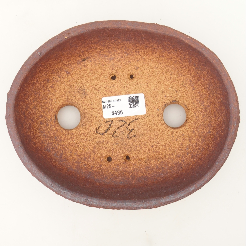 Bonsai bowl 19,5 x 16 x 5,5 cm , metal colour