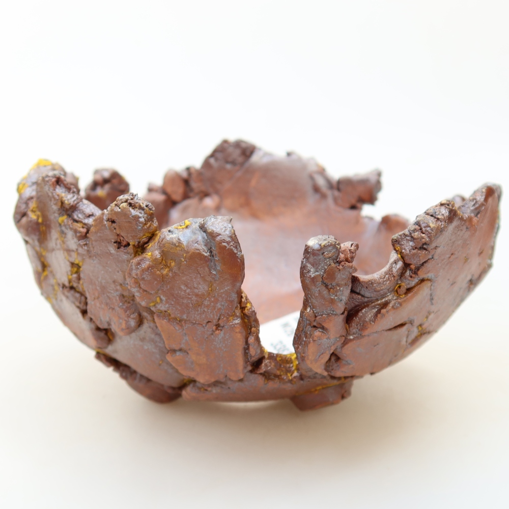 Ceramic Shell, 14 x 14 x 8.5 cm, yellow