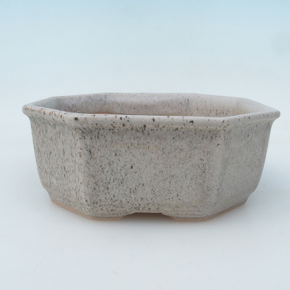 Bonsai bowl + saucer H01 - 12x9x5 cm