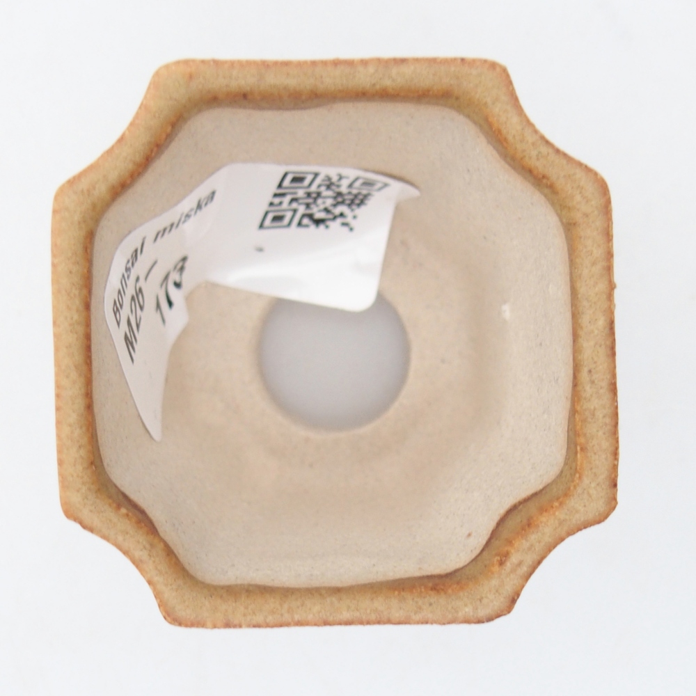 Mini bonsai bowl 4,5 x 4,5 x 4 cm, brown