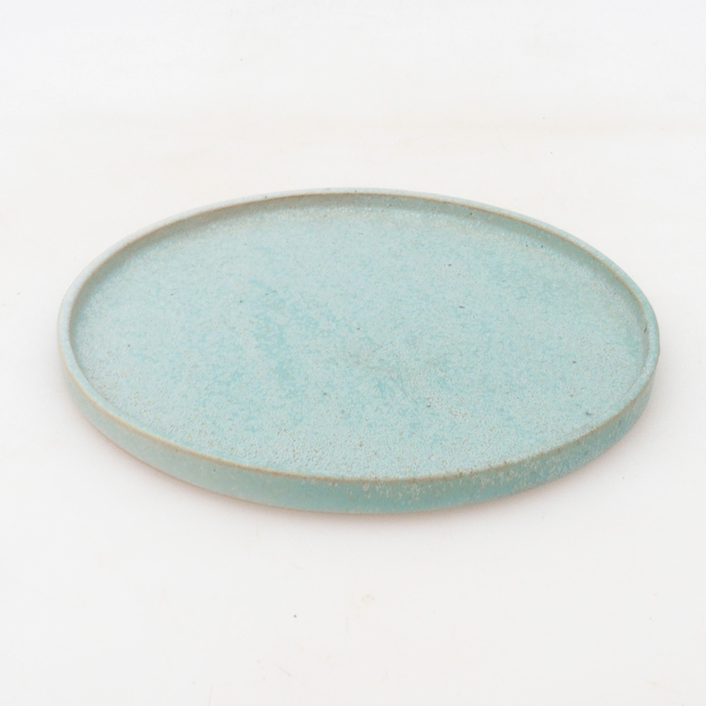 Bonsai bowl round D7-S - 16 x 16 x 1 cm - green