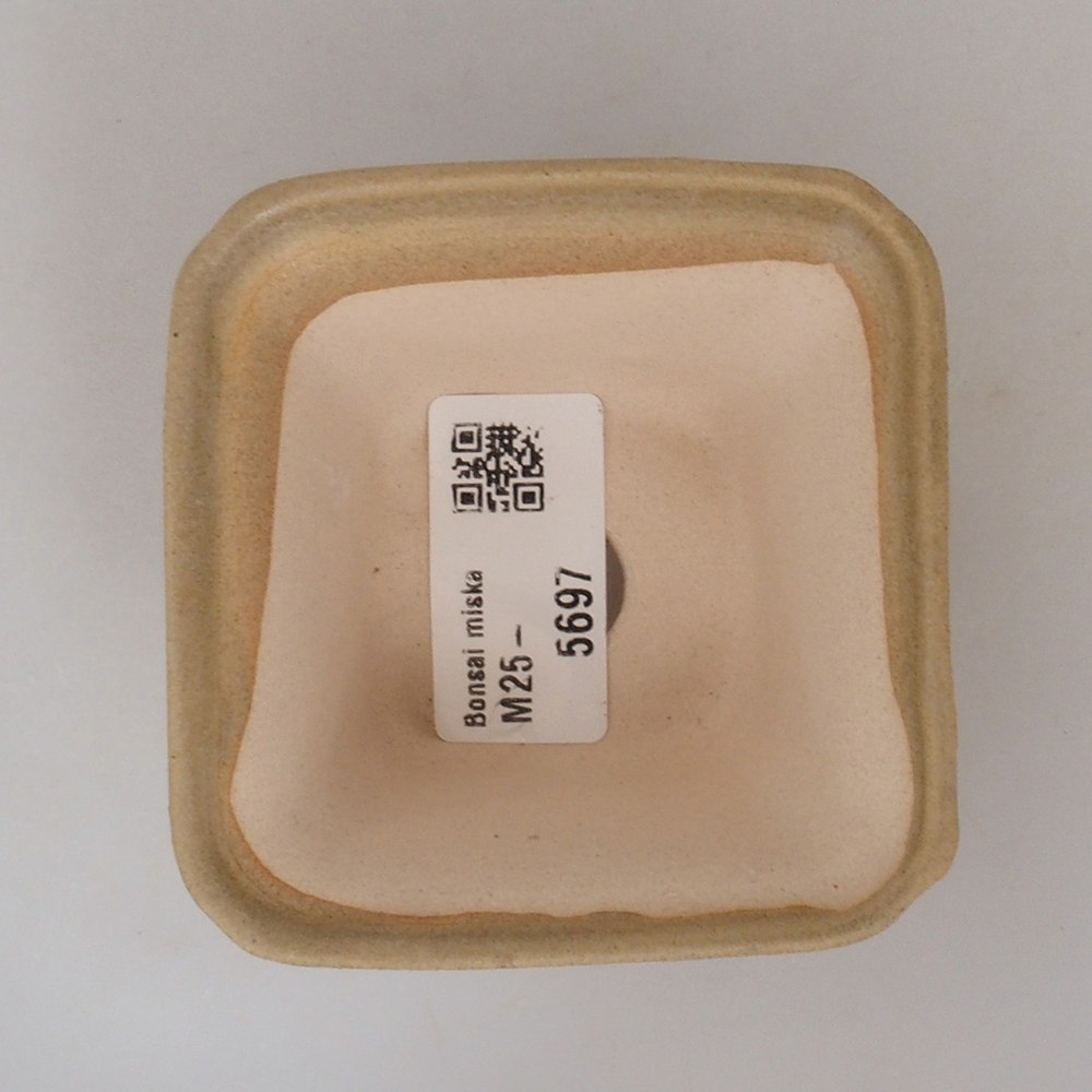 Mini bonsai bowl 7,5 x 7,5 x 4,5 cm, color brown