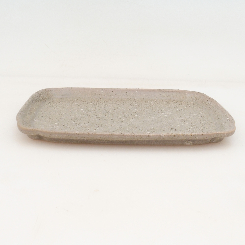 Ceramic saucer H50 - 18 x 13 x 1 cm - beige