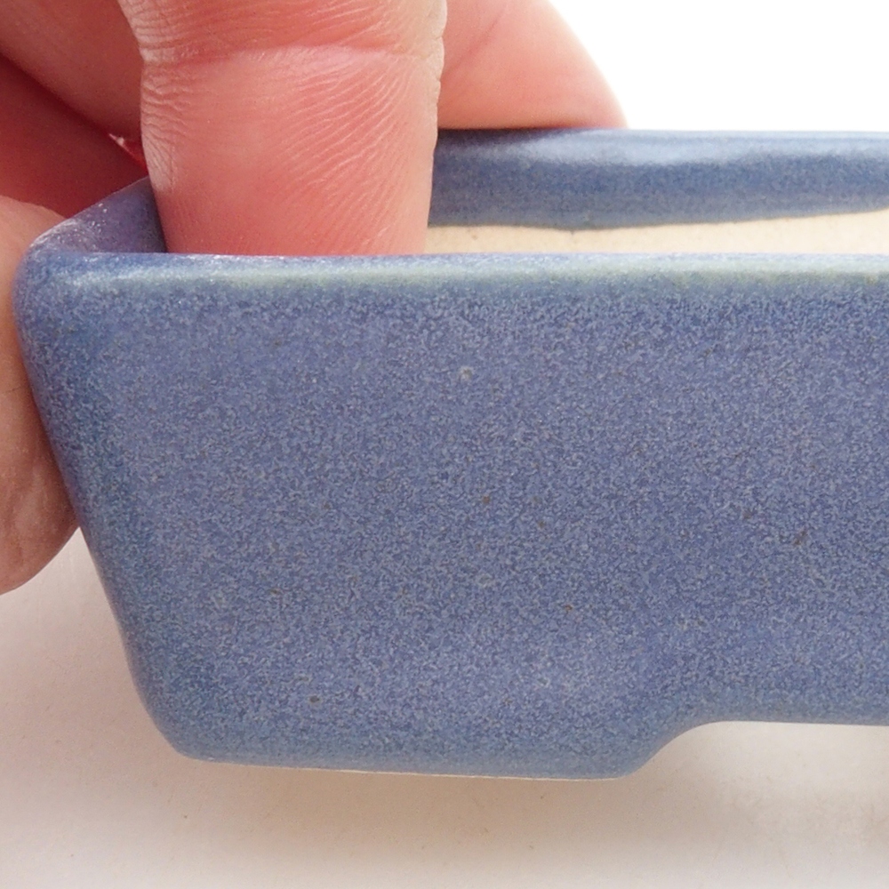 Mini bonsai bowl 8 x 5,5 x 2,5 cm, color blue