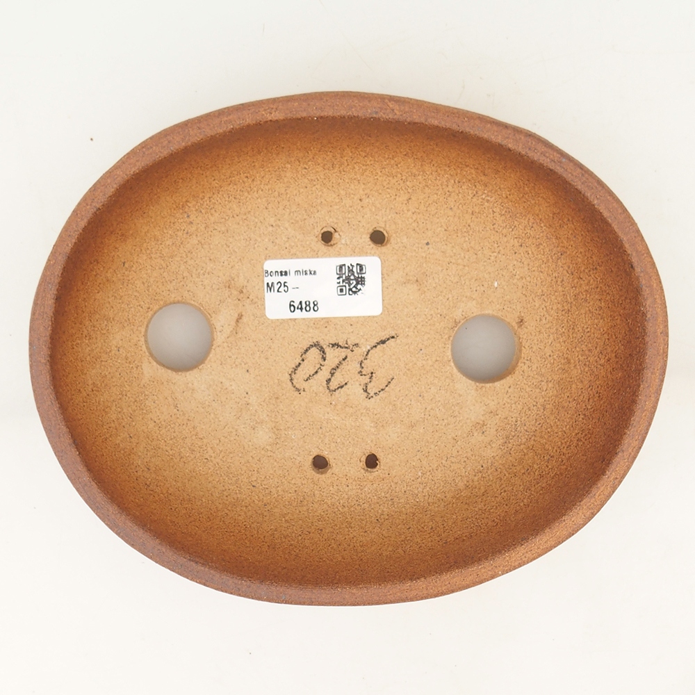 Bonsai bowl 20 x 16 x 6 cm , colour brown