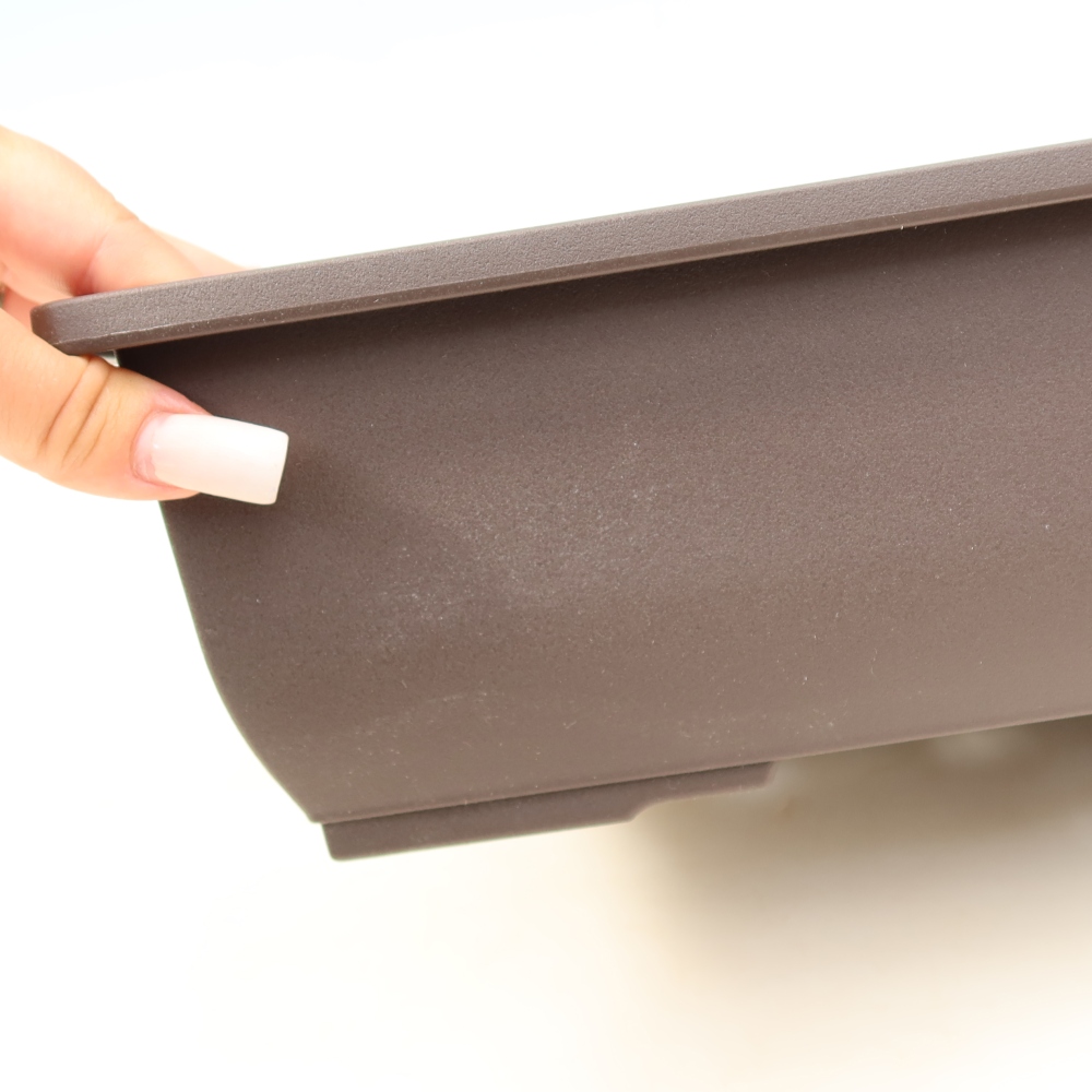 MP-6 Brown Plastic Bonsai Pot - 41 x 30.5 x 10 cm