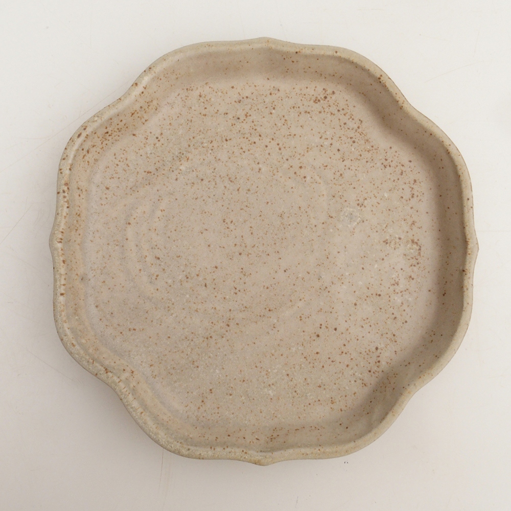Ceramic bowl H06 - 14 x 14 x 1.5 cm - beige