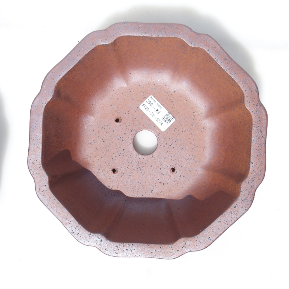 Bowl 23,5 x 23,5 x 8,5 cm brown