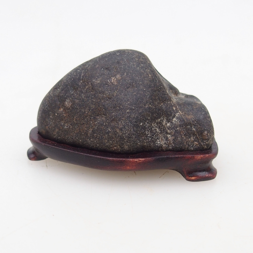 Suiseki - Stone with DAI (wooden pad)