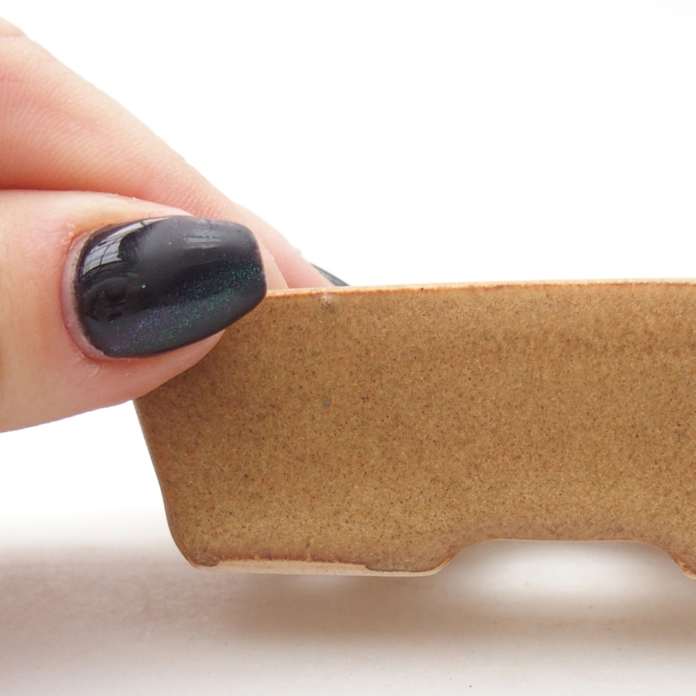 Mini bonsai bowl 8 x 6 x 2,5 cm, brown