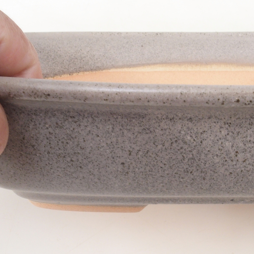 Bonsai bowl H09 - 30 x 23 x 7.5 cm. - beige