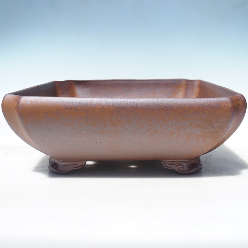 Bowl 40 x 40 x 15 cm brown - PERSONAL COLLECTION OR PALLET TRANSPORT ONLY