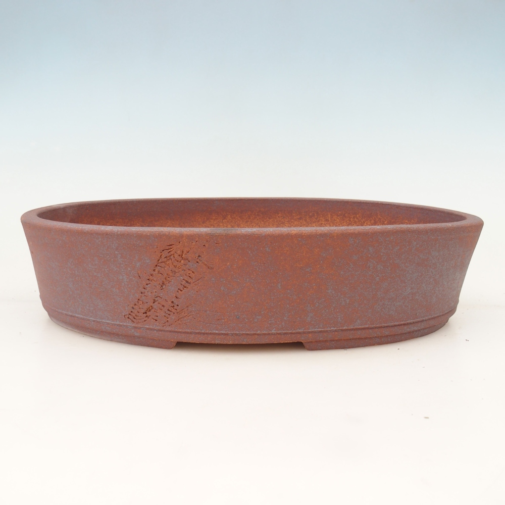 Bonsai bowl 38,5 x 30 x 8,5 cm , metal colour