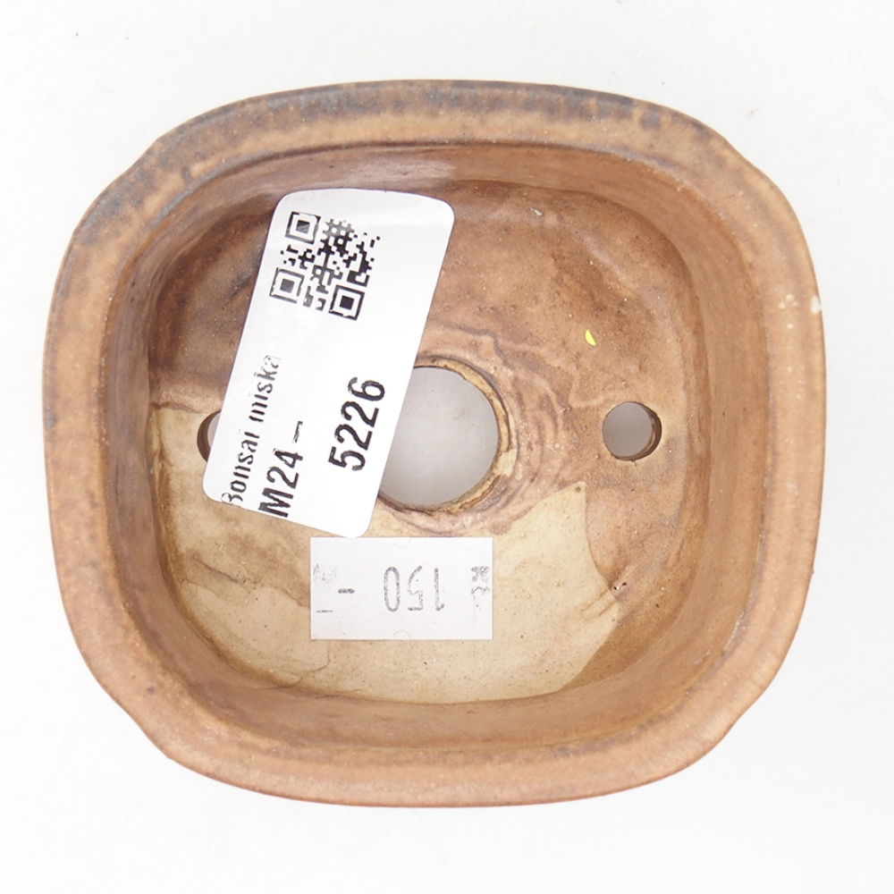 Ceramic bonsai bowl 7,5 x 7 x 4 cm, color pink