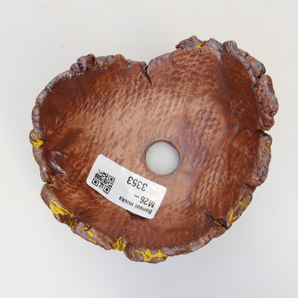 Ceramic Shell, 11 x 10 x 6 cm, yellow