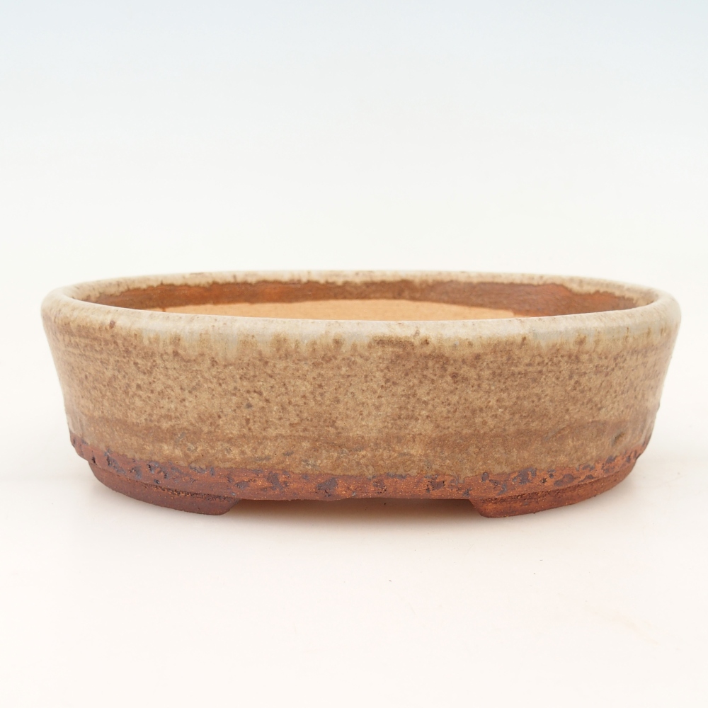 Bonsai bowl 19 x 15,5 x 5,5 cm , colour beige