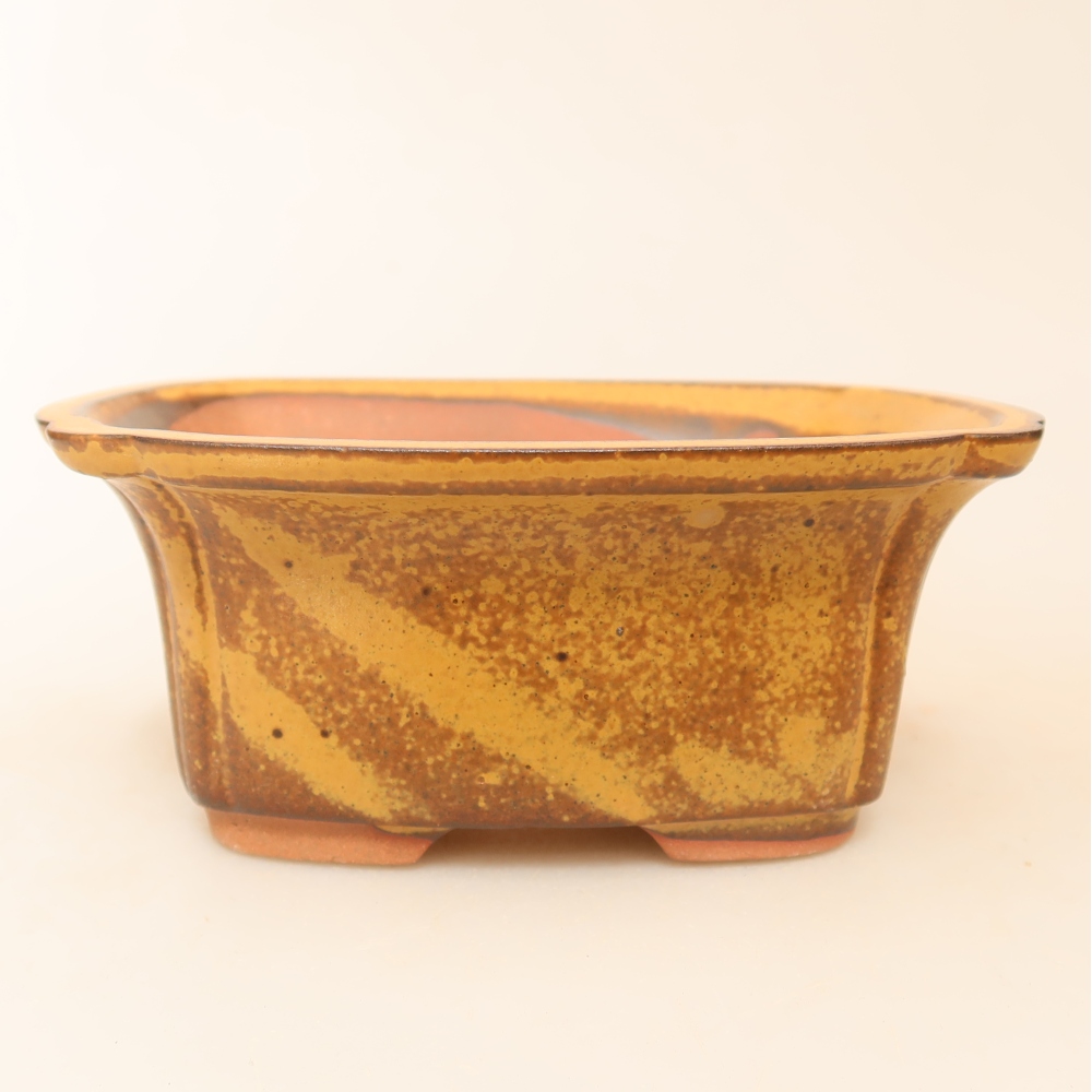 Ceramic Bowl  13 x 10.5 x 5.5 cm, yellow