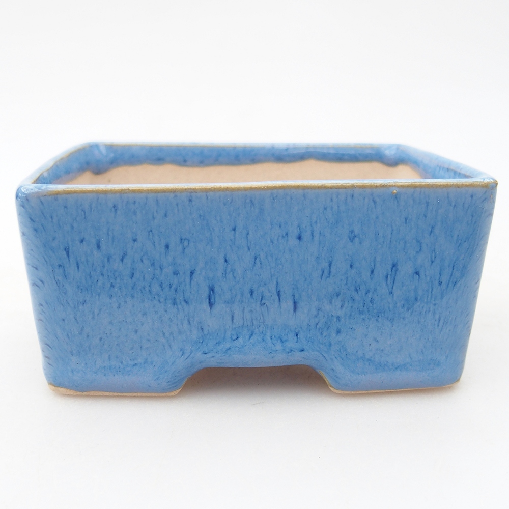 Mini bonsai bowl 9 x 7 x 4 cm, blue