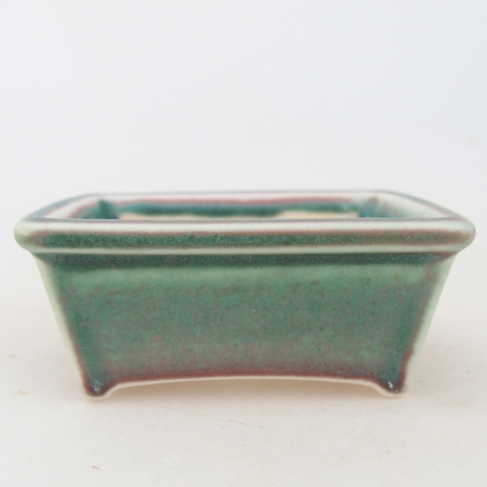 Mini bonsai bowl 7,5 x 6 x 3 cm, green