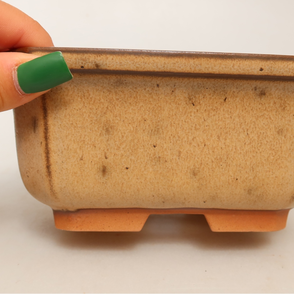 Ceramic Bowl  15 x 12 x 7 cm, beige