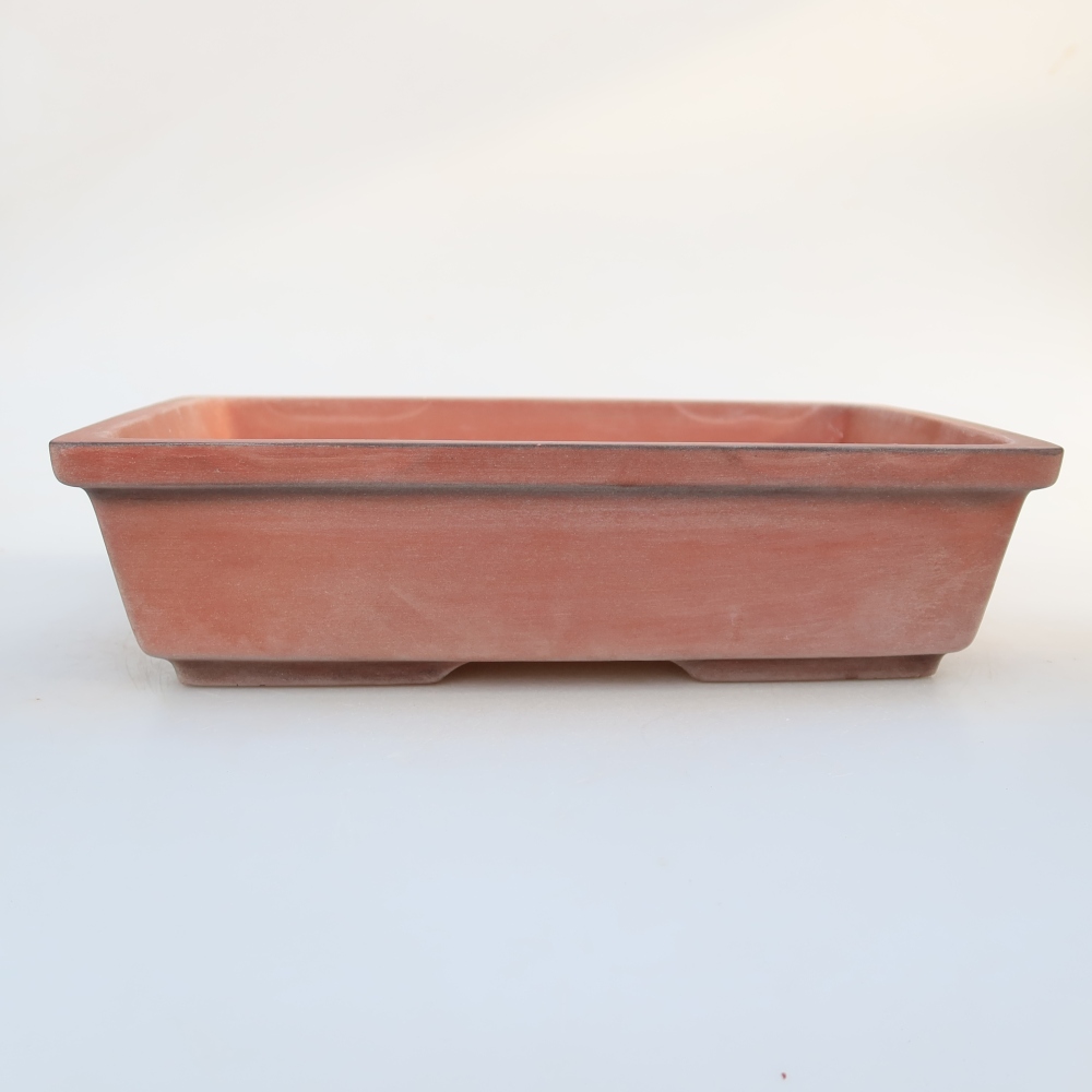 Ceramic Bowl  25.5 x 19 x 7 cm, brick red