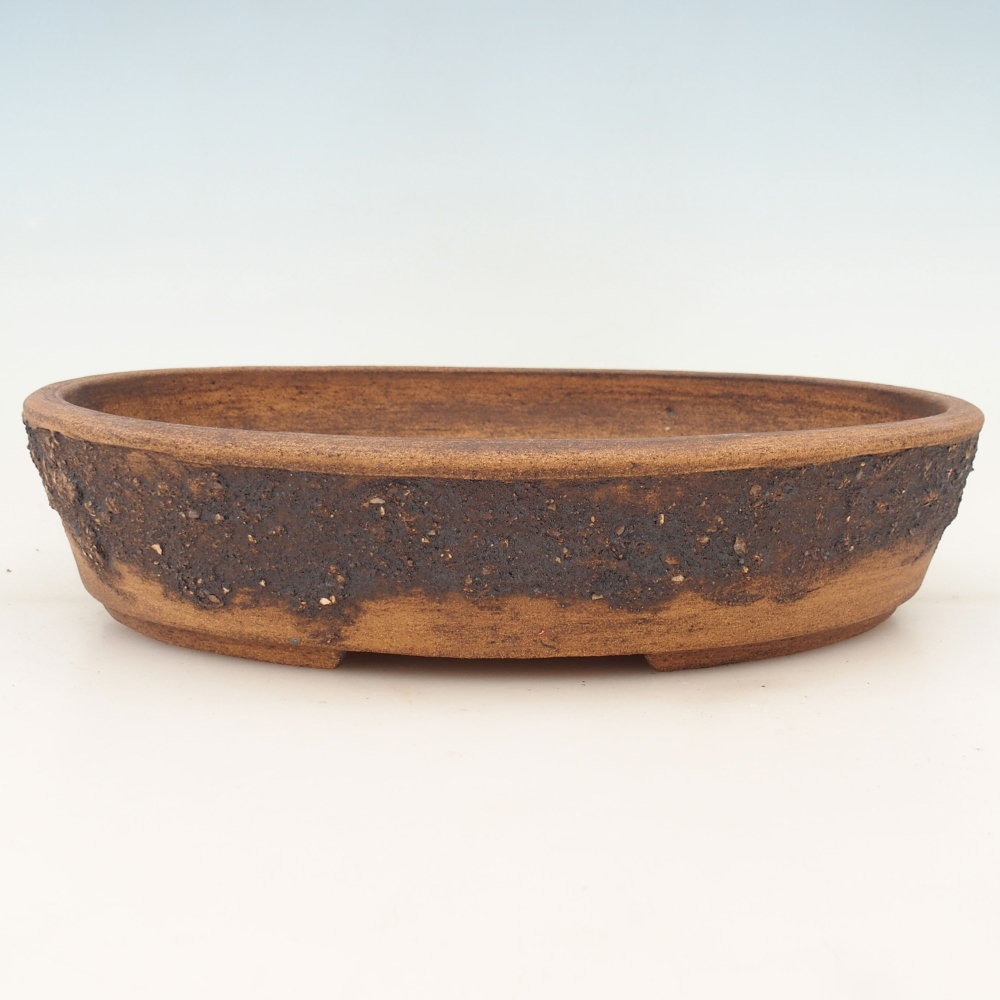 Bonsai bowl 33 x 26 x 7 cm , colour brown