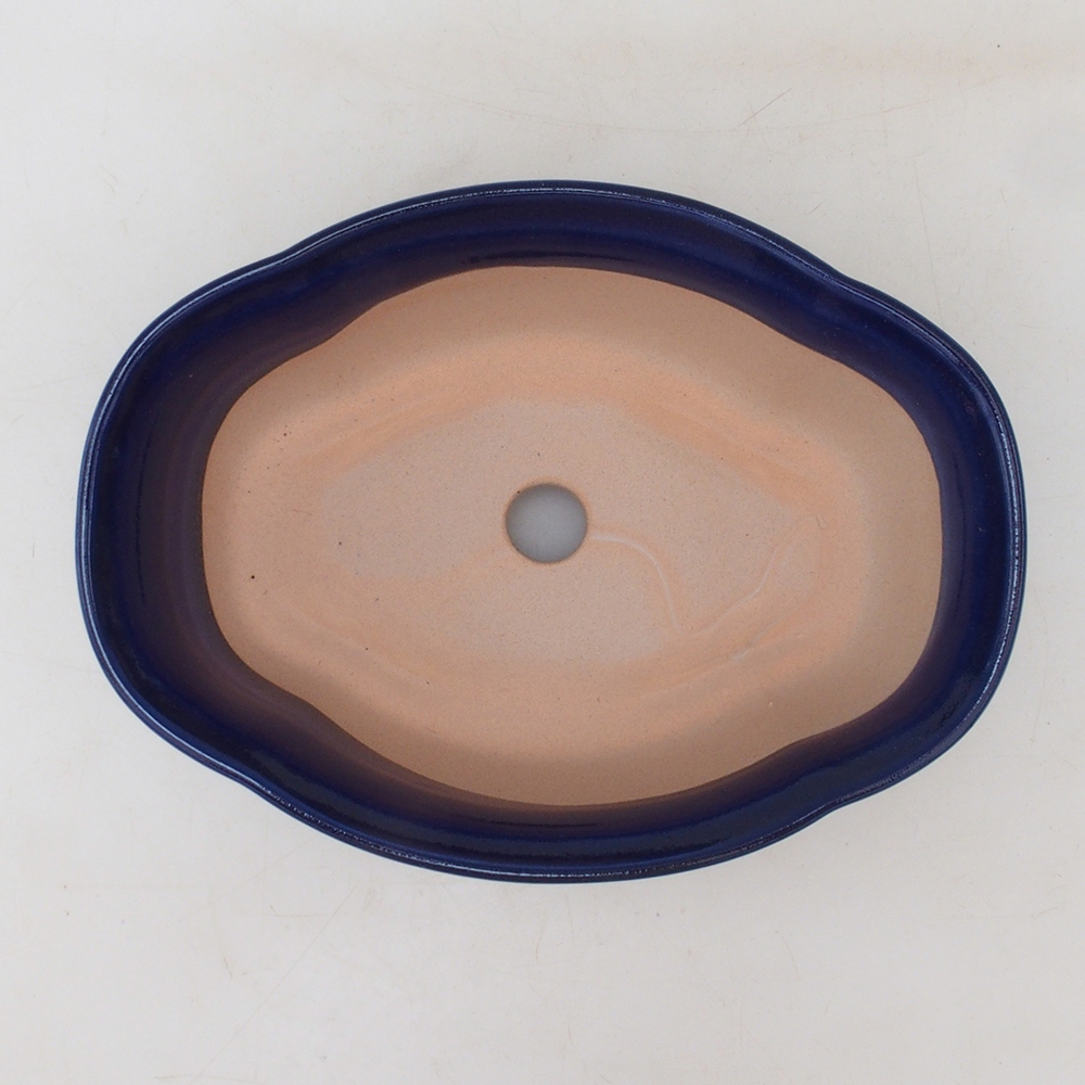 Bonsai bowl H75 - 19 x 14 x 6.5 cm. - blue