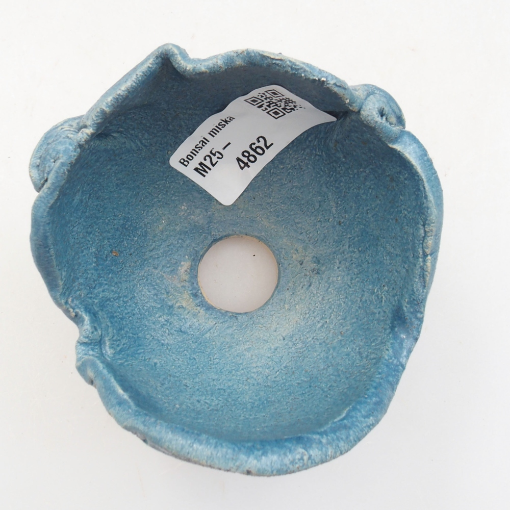 Ceramic shell 7 x 7 x 6 cm, color blue
