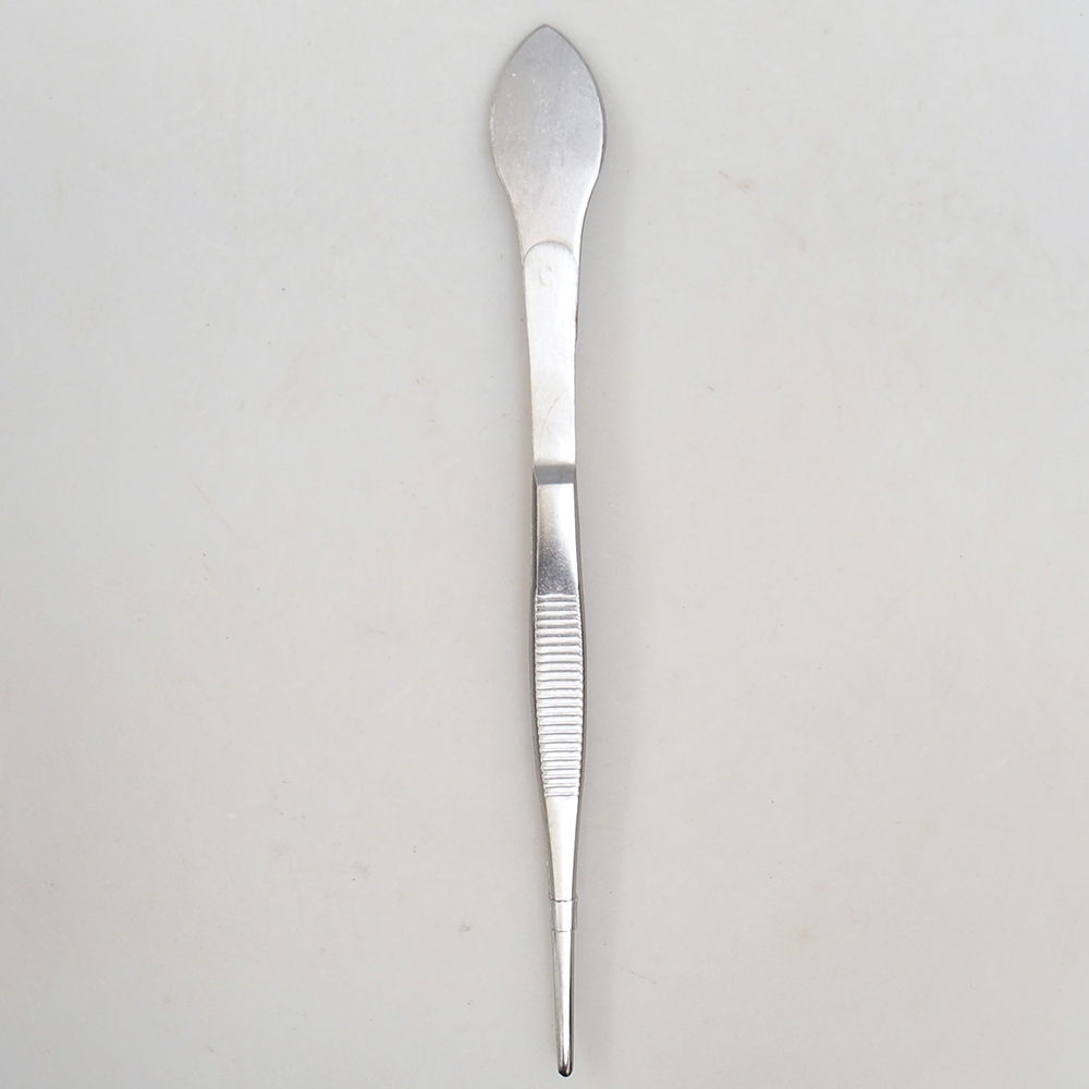 Spatula and tweezers 22 cm - stainless steel