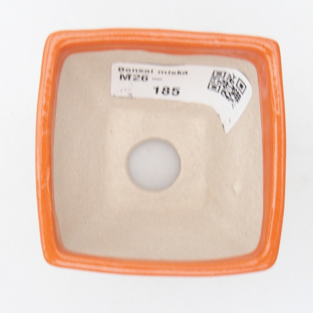 Mini bonsai bowl 5,5 x 5,5 x 4,5 cm, orange