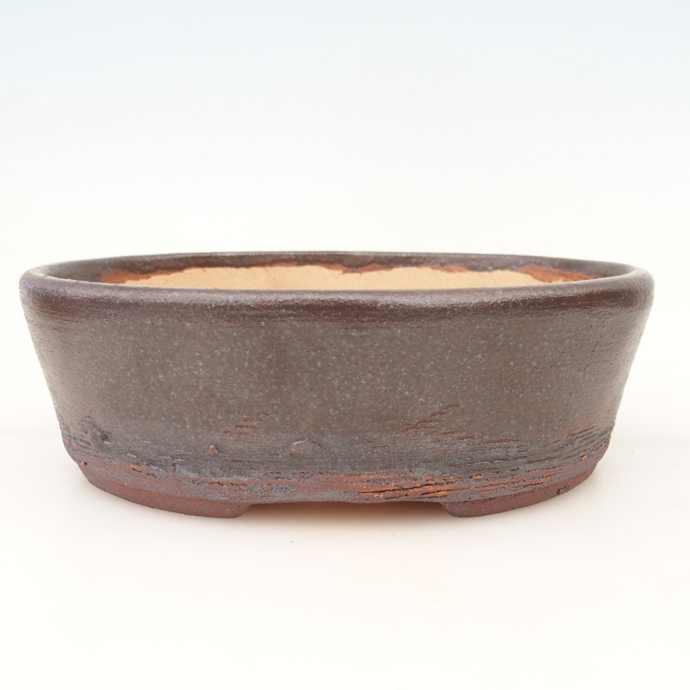 Bonsai bowl 20 x 16 x 6 cm , colour brown