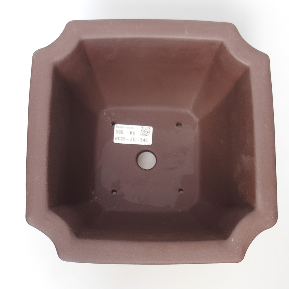 Bowl 20,5 x 20,5 x 14 cm brown